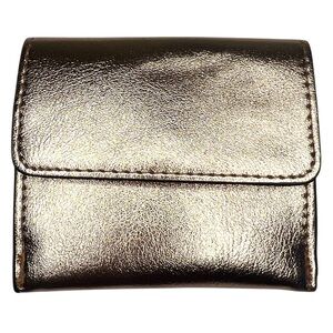 Express Mini Card Change Wallet Metallic Bronze NWT